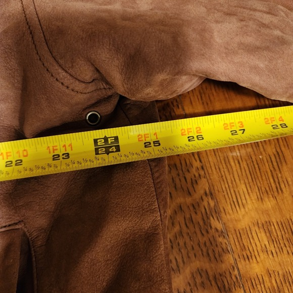 Y2K Hunt Club Leather Bomber Style Jacket Size XL Retro - Picture 9 of 16